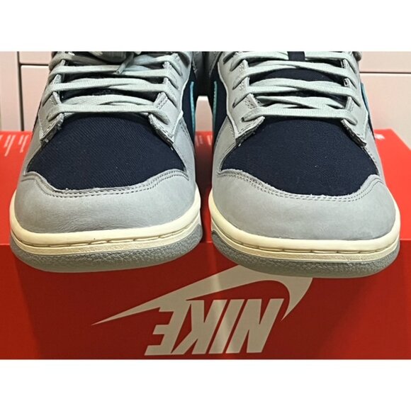 Nike Dunk Low Retro PRM Gray Navy Teal Size Men 11 Brand New FB8895-001 - Picture 8 of 8
